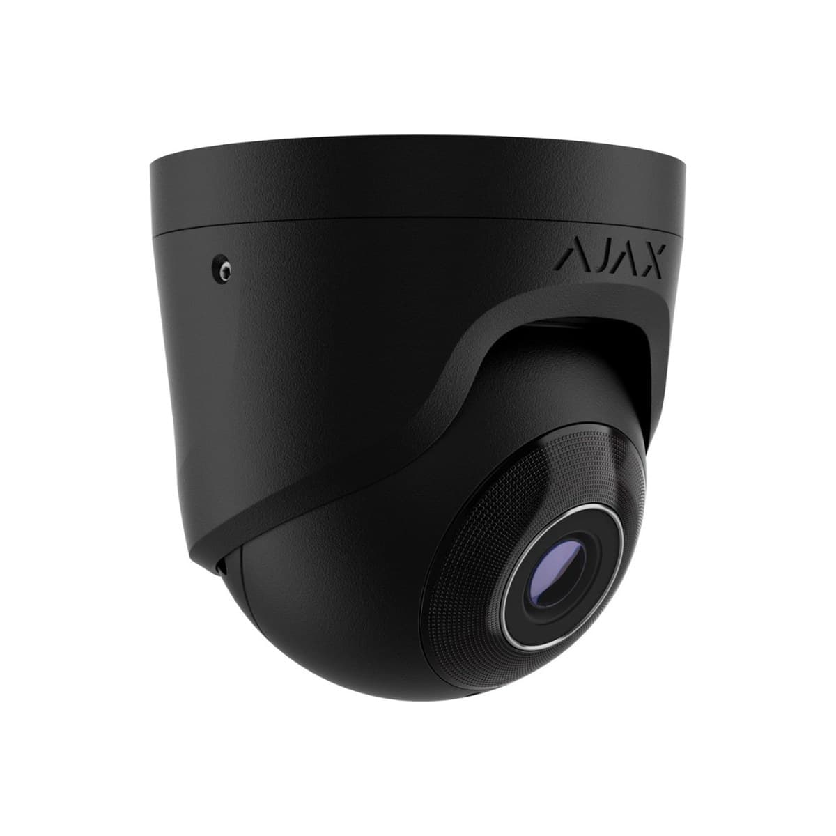 Ajax TurretCam AI-powered wired IP CCTV camera in black